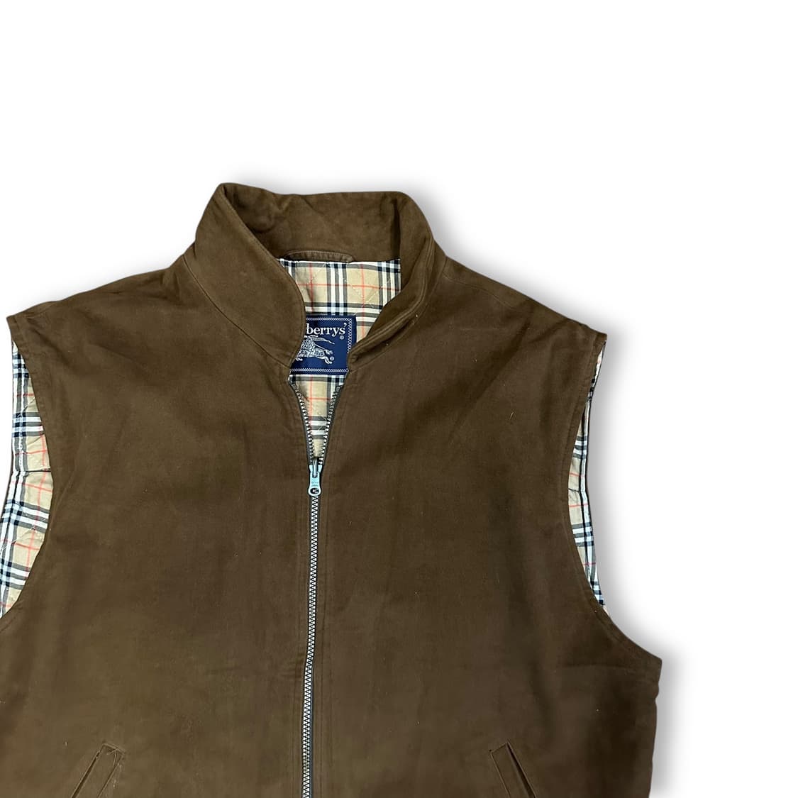 버버리 스웨이드 조끼 상품이미지2