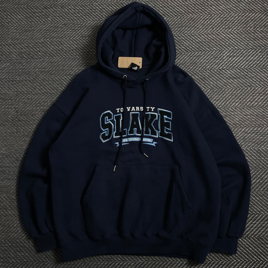 TWN 슬레이크 올드스쿨 네이비 후드 티셔츠o 4512 상품이미지2