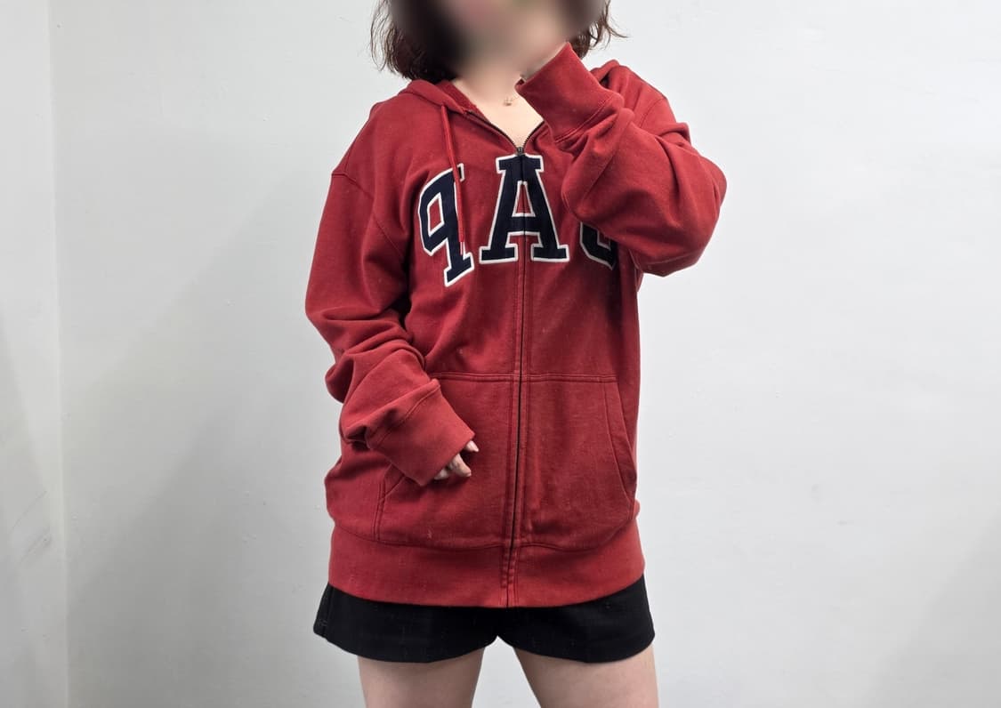 [프립]GAP 갭 후드집업 브릭 상품이미지2