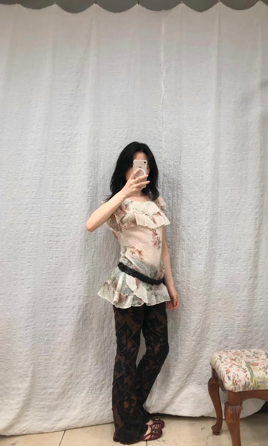 burnt mosaic leggings 상품이미지3