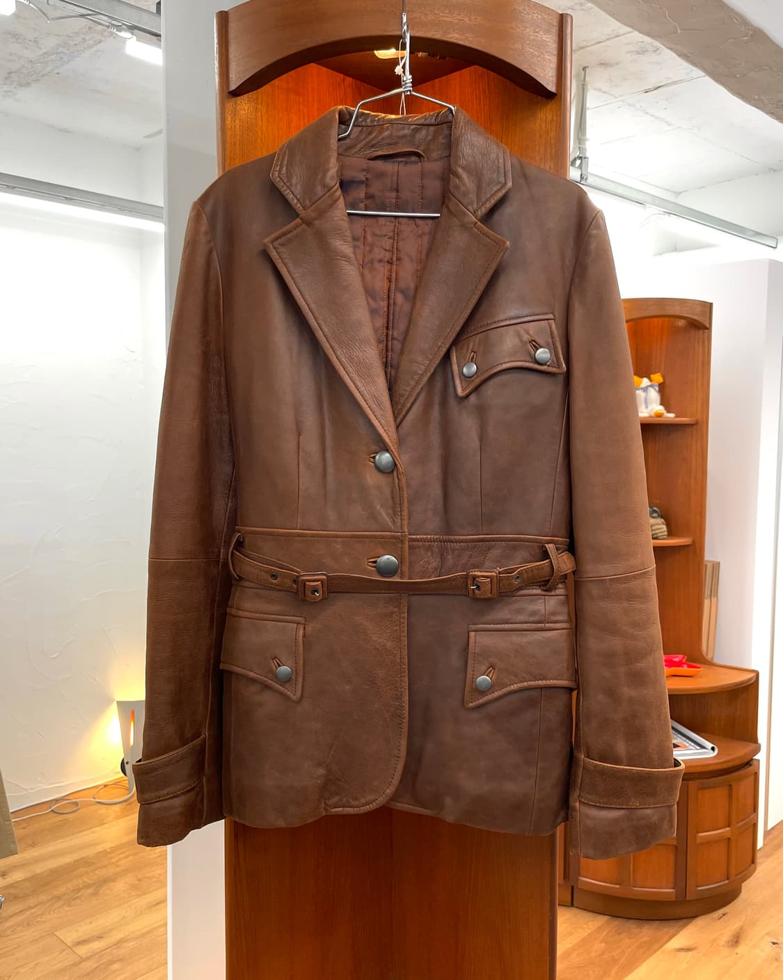 [38] 막스마라 웨스턴 레더 자켓 상품이미지4