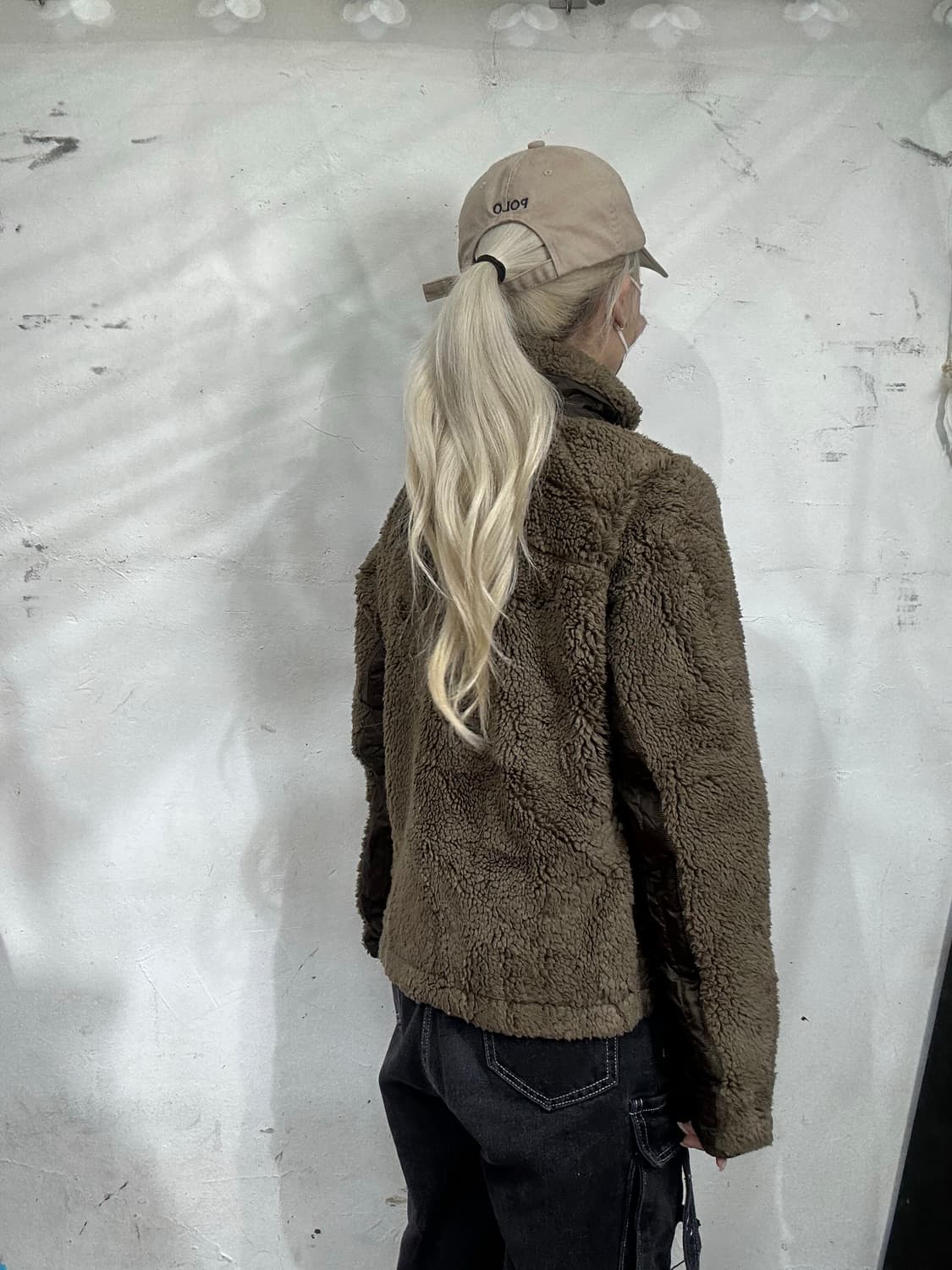 컬럼비아 브라운 뽀글이 후리스 등산복 자켓 M  상품이미지3