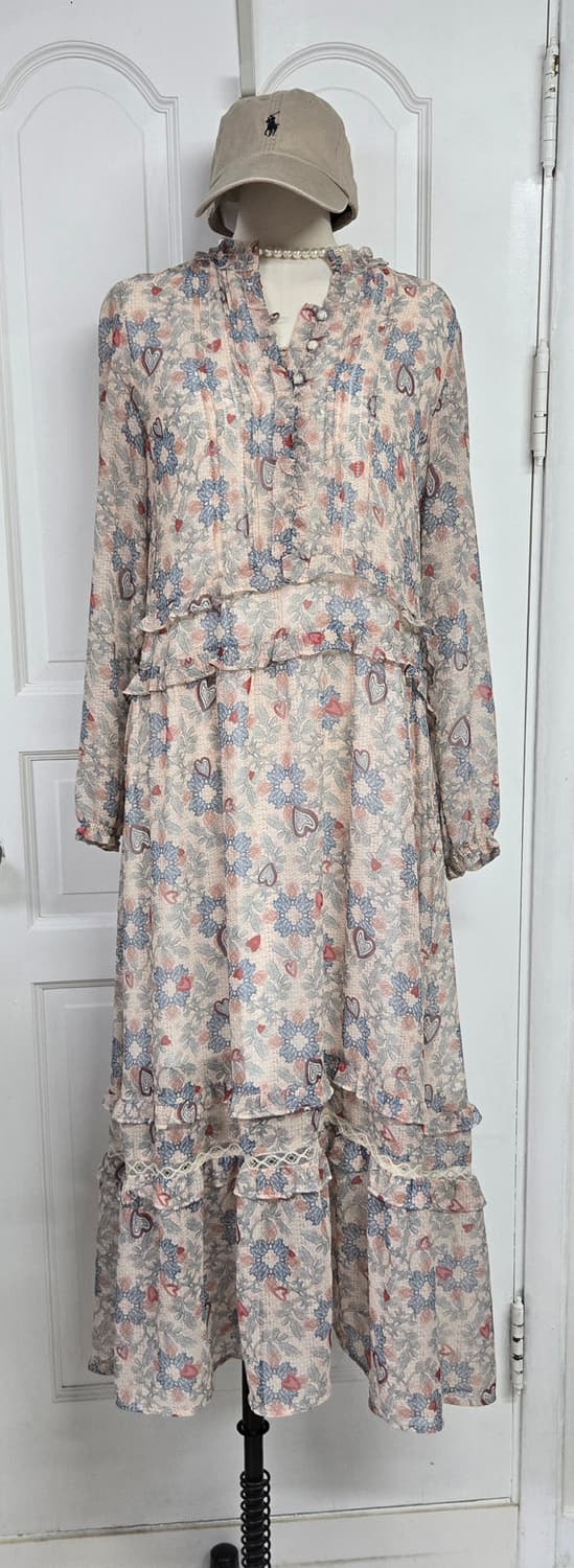 써스데이아일랜드 쉬폰 원피스 상품이미지2