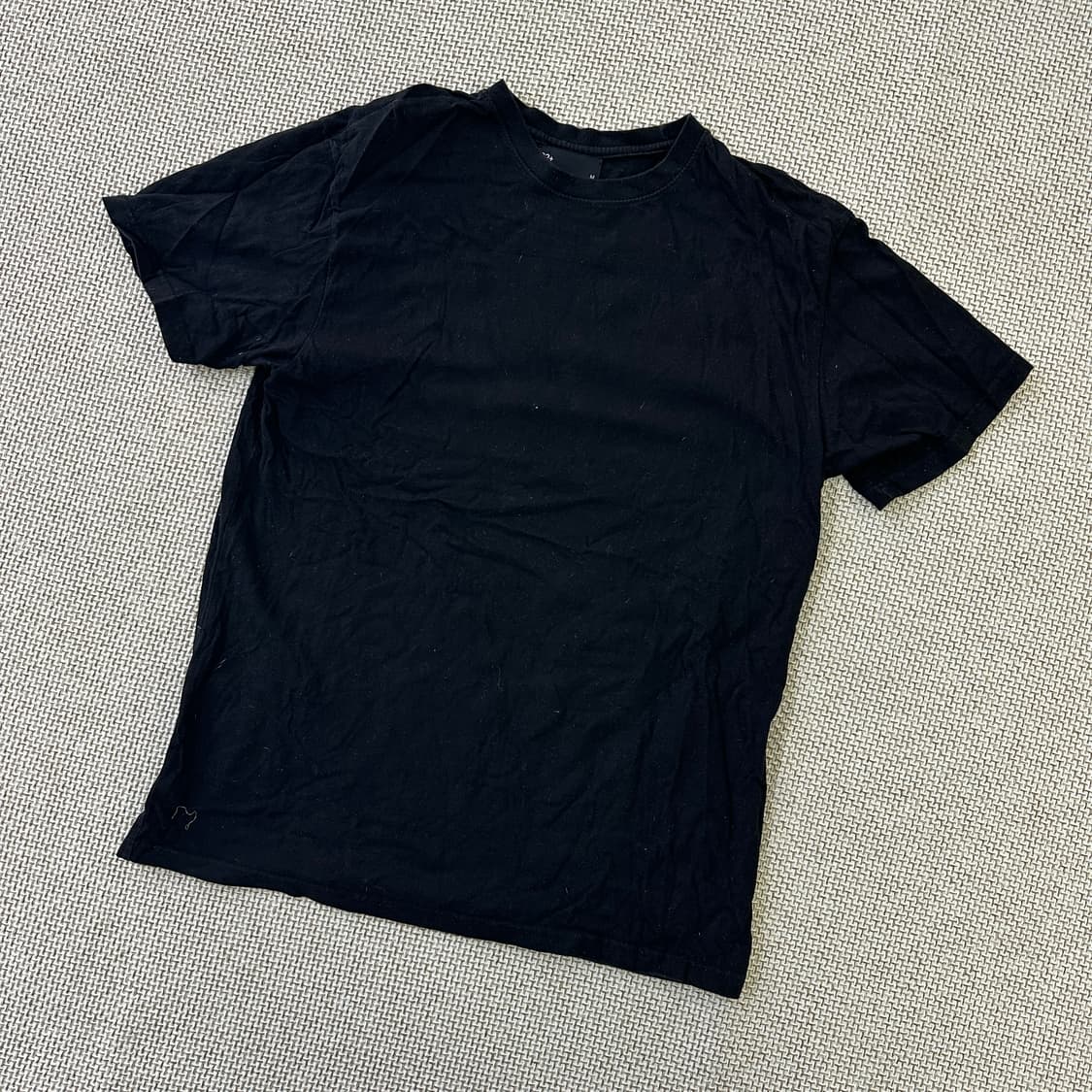 M 빈티지 블랙 반팔 티 0427D 상품이미지1