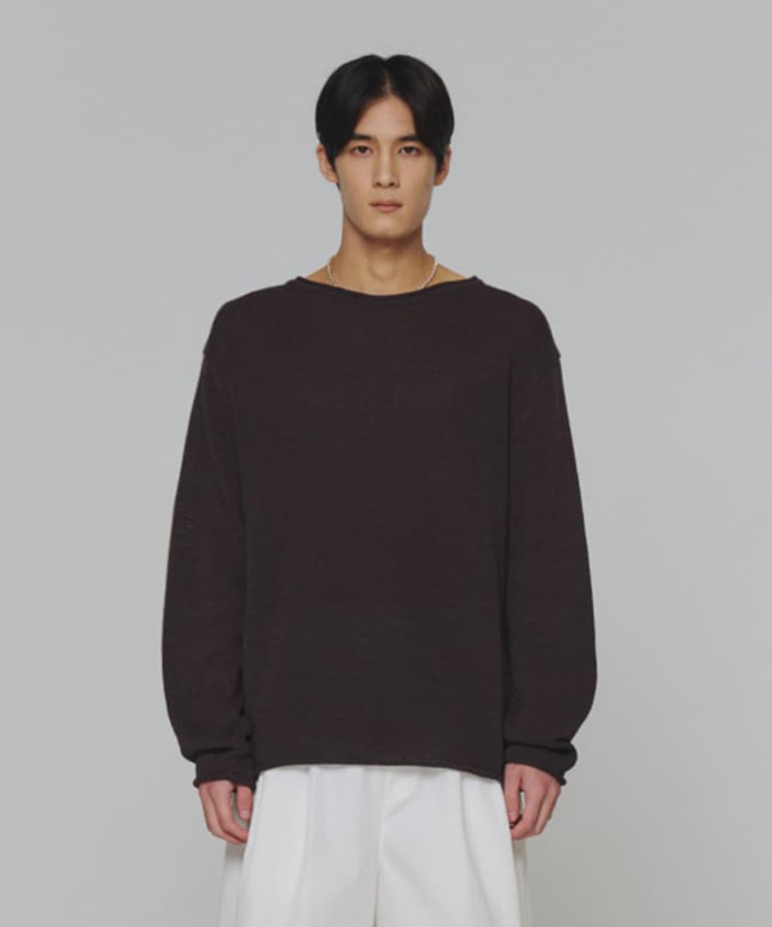 아모멘토 풀오버 니트 (paper yarn pullover) 상품이미지1