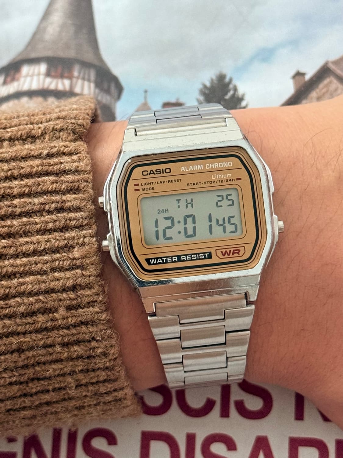 Casio 카시오 디지털 알람 크로노 그래프 메탈 1989 상품이미지9
