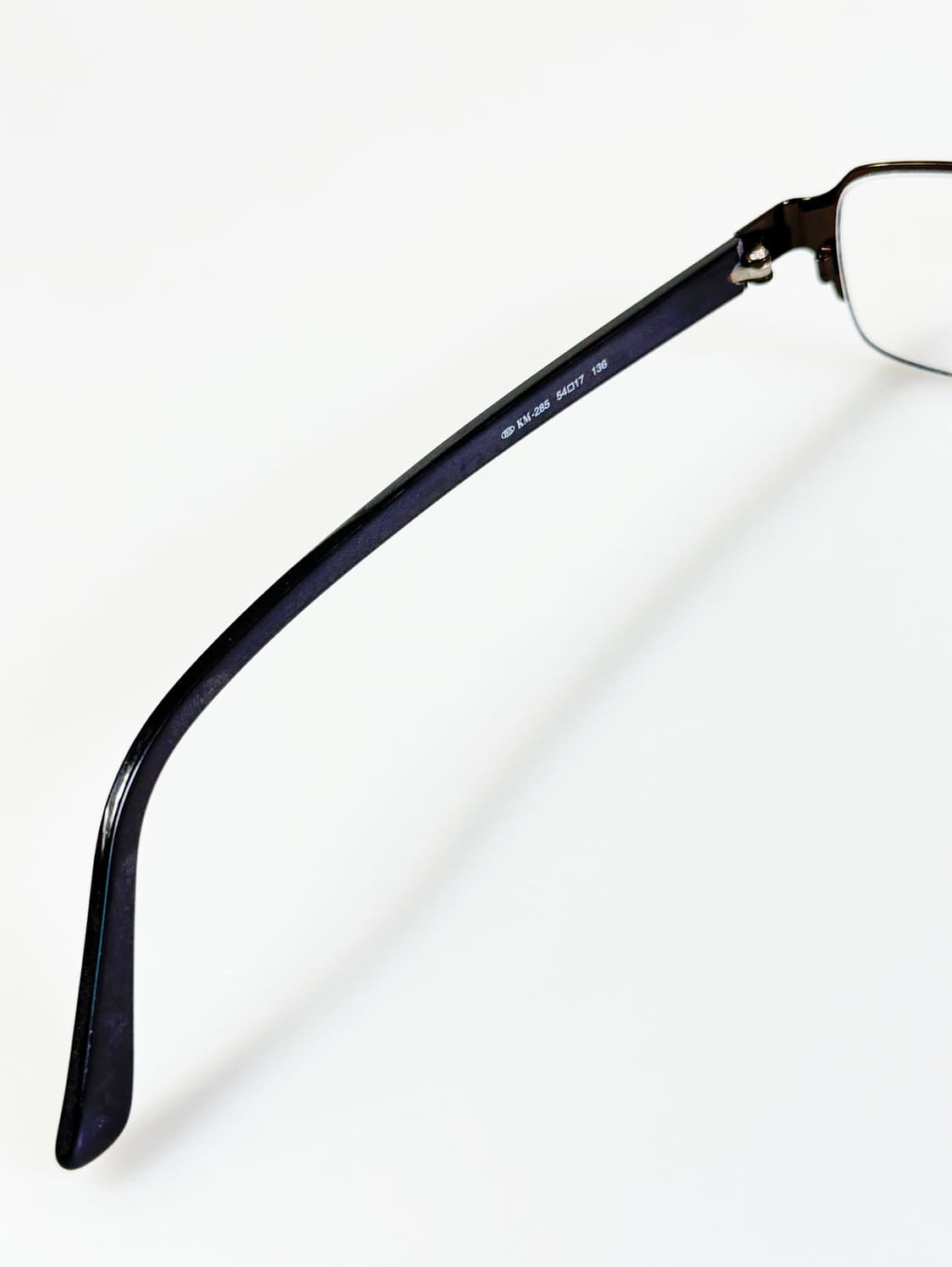 KISHIMOTO 반무테 스퀘어 메탈 프레임 빈티지 안경 상품이미지7