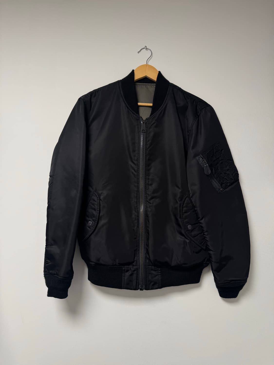 avirex 아비렉스 리버시블 빈티지 MA1 플라이트자켓 항공점퍼 M 상품이미지1