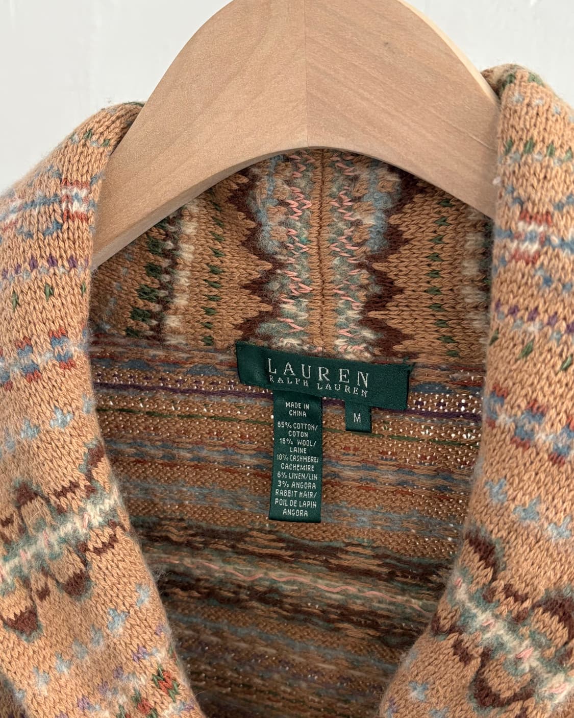 Ralph Lauren 랄프로렌 페어아일 숄칼라 가디건 상품이미지3