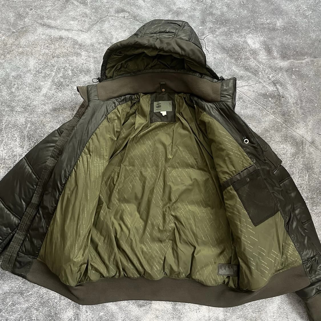 지스타 로우 휘슬러 후디드 봄버 패딩 상품이미지3