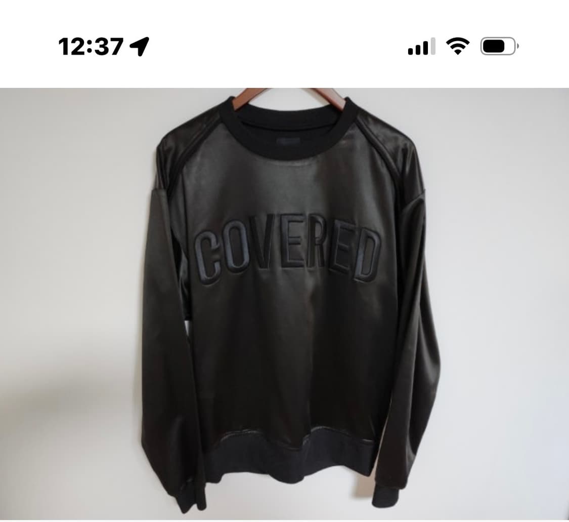 준지 커버드 맨투맨 사이즈는 사진에 100 상품이미지1