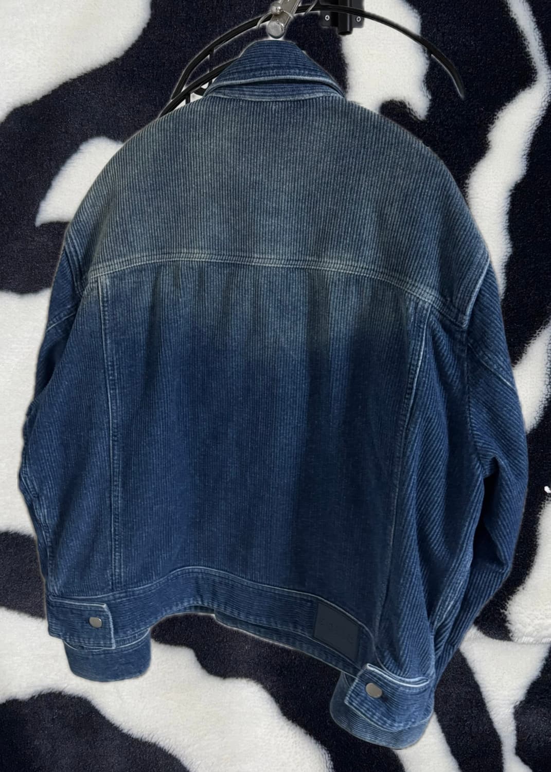 솔리드옴므 코듀로이 청자켓 23F/W 48사이즈 상품이미지2