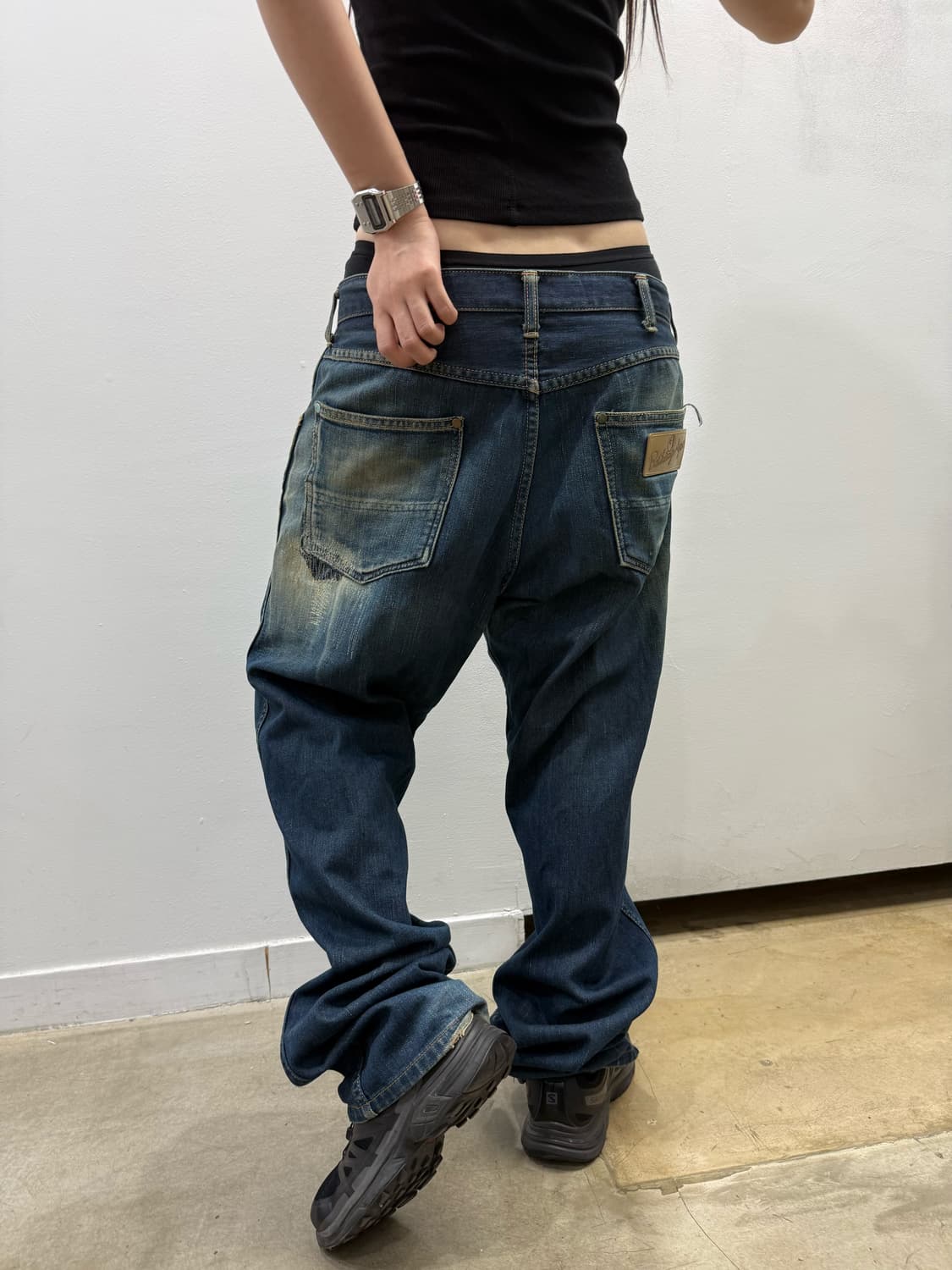 올드 베이프 그런지 데님팬츠 상품이미지10