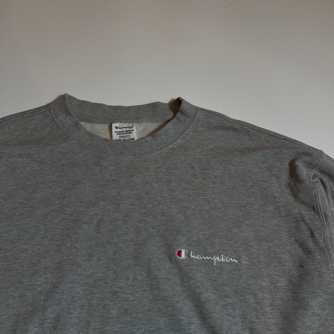 챔피온 그레이 맨투맨 상품이미지2