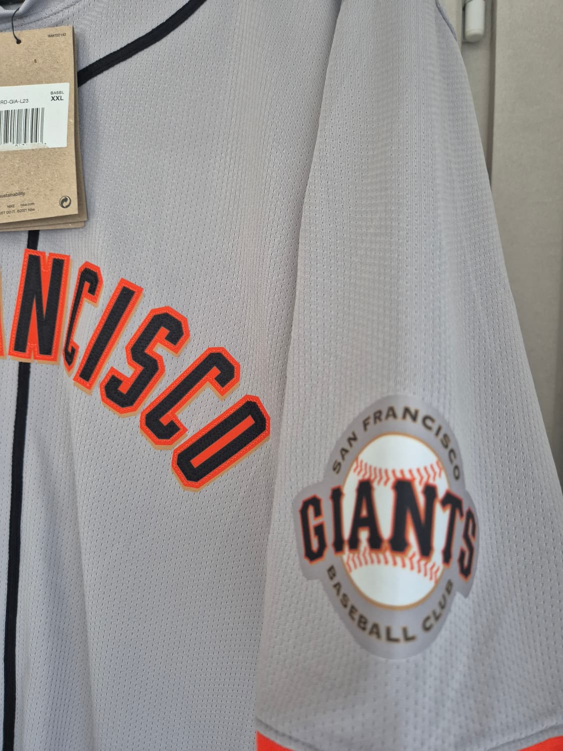 나이키 MLB 샌프란시스코 베이퍼리미티드 유니폼 져지 xxl 상품이미지3