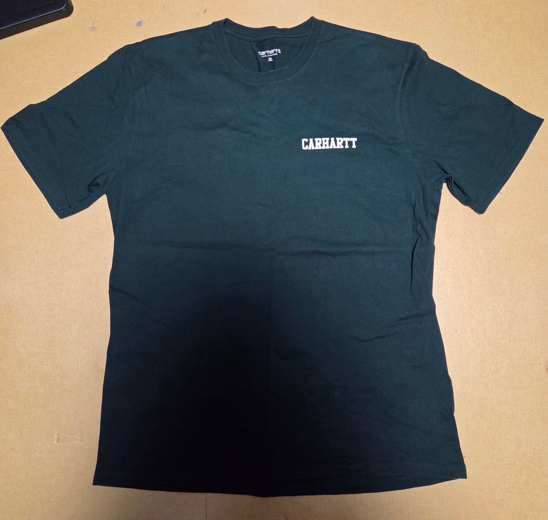칼하트 반팔 티셔츠 XL 다크 그린 상품이미지1