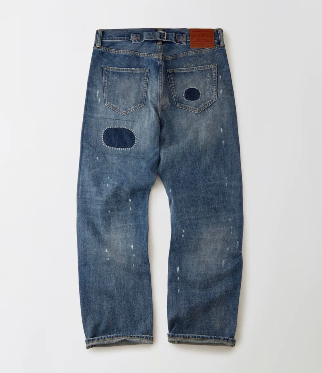 [L] 아웃스탠딩 리페어 셀비지 데님 팬츠 상품이미지2
