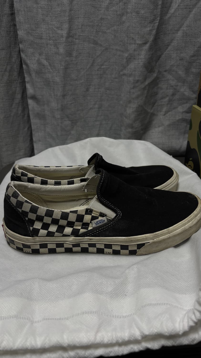 [275] 반스 슬립온 tm 사이드월 체커 블랙 상품이미지3