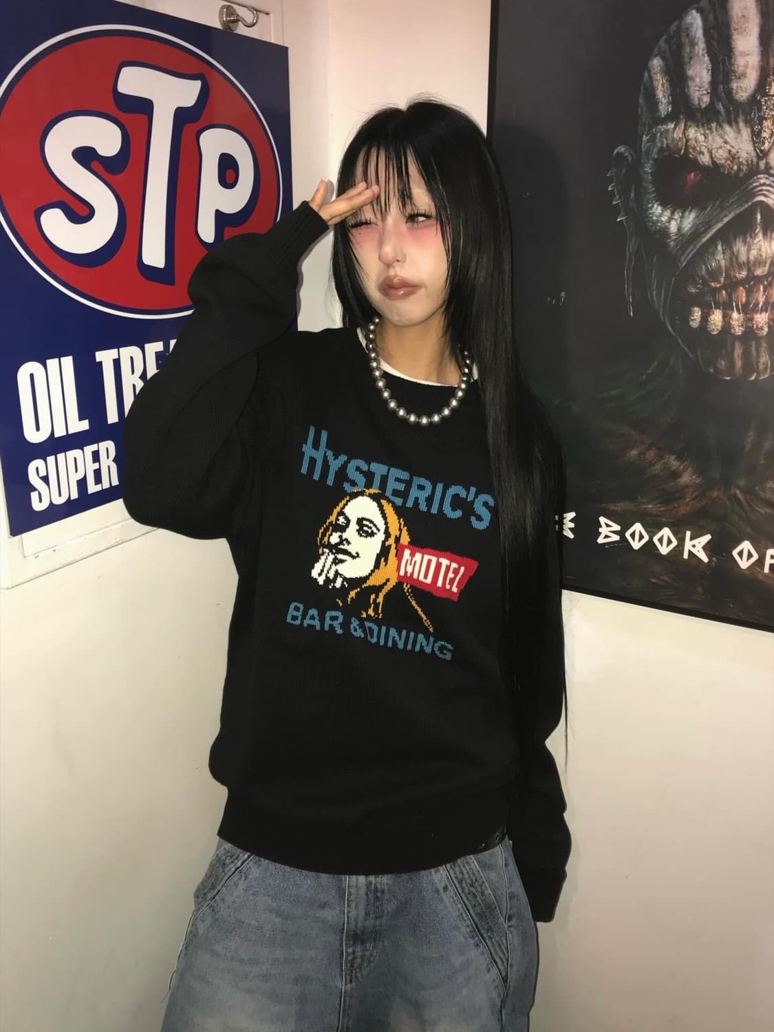 Hysteric Glamour Logo Knit ( 새상품 )  상품이미지1
