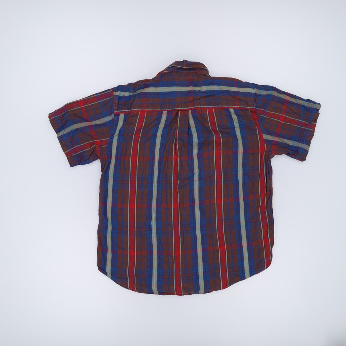 M 타미힐피거 빈티지 체크 반팔셔츠 0320H1 상품이미지2