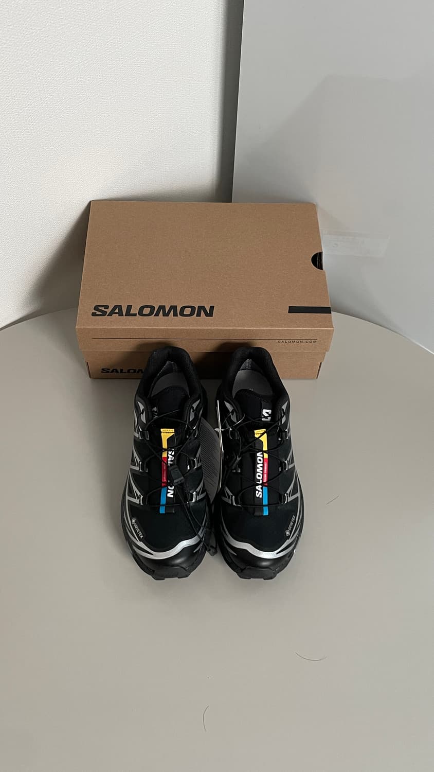 박스포함 새상품 살로몬 XT-6 GTX 블랙/실버 230 상품이미지1