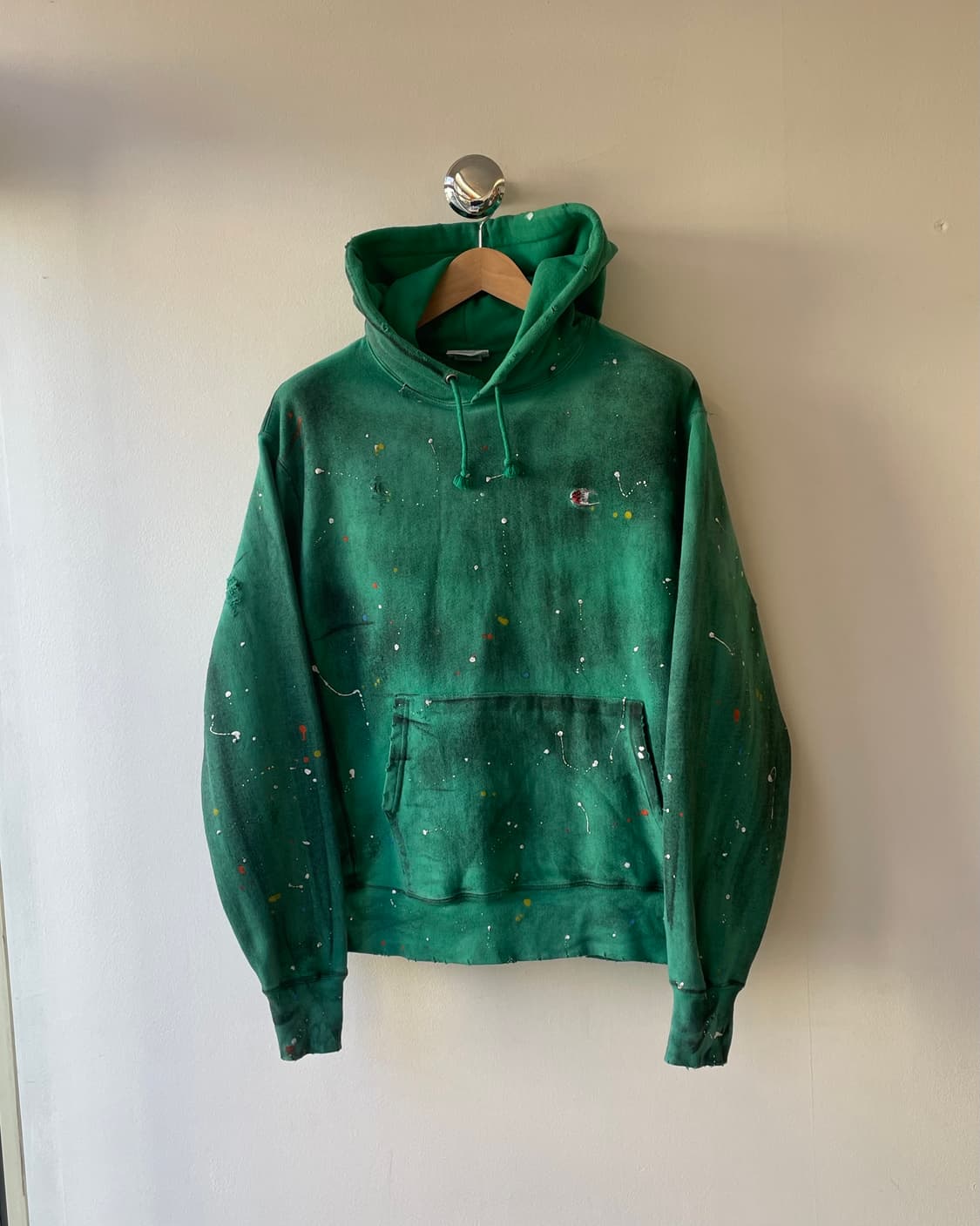 Chamion Reverse weave Destroyed hoodie  상품이미지1