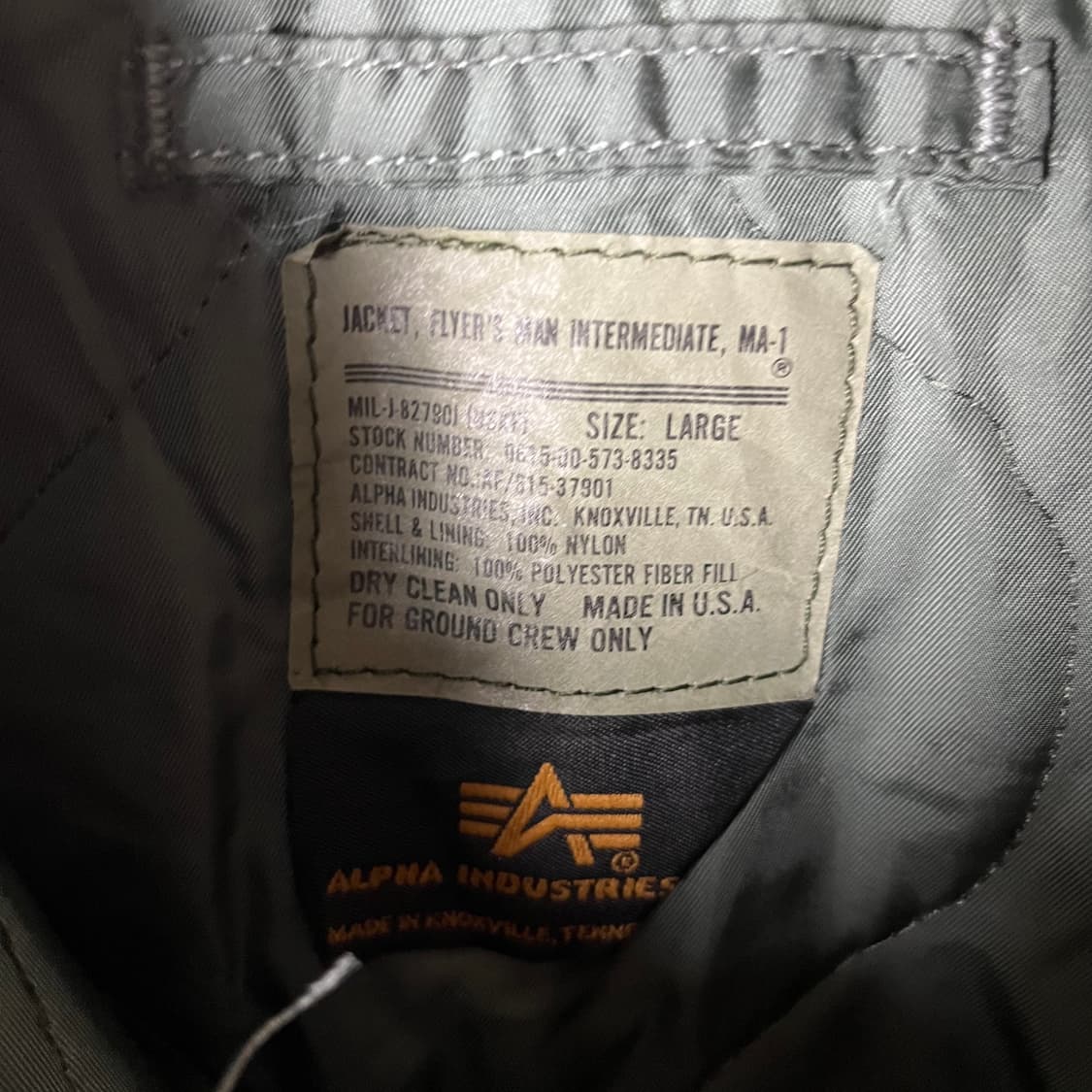 [Alpha] 00's 알파인더스트리 MA-1 봄버자켓 상품이미지5