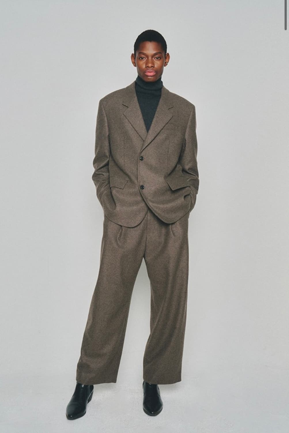 토니웩 이탈리안 울 플란넬 블레이저 애쉬그레이 L 상품이미지1