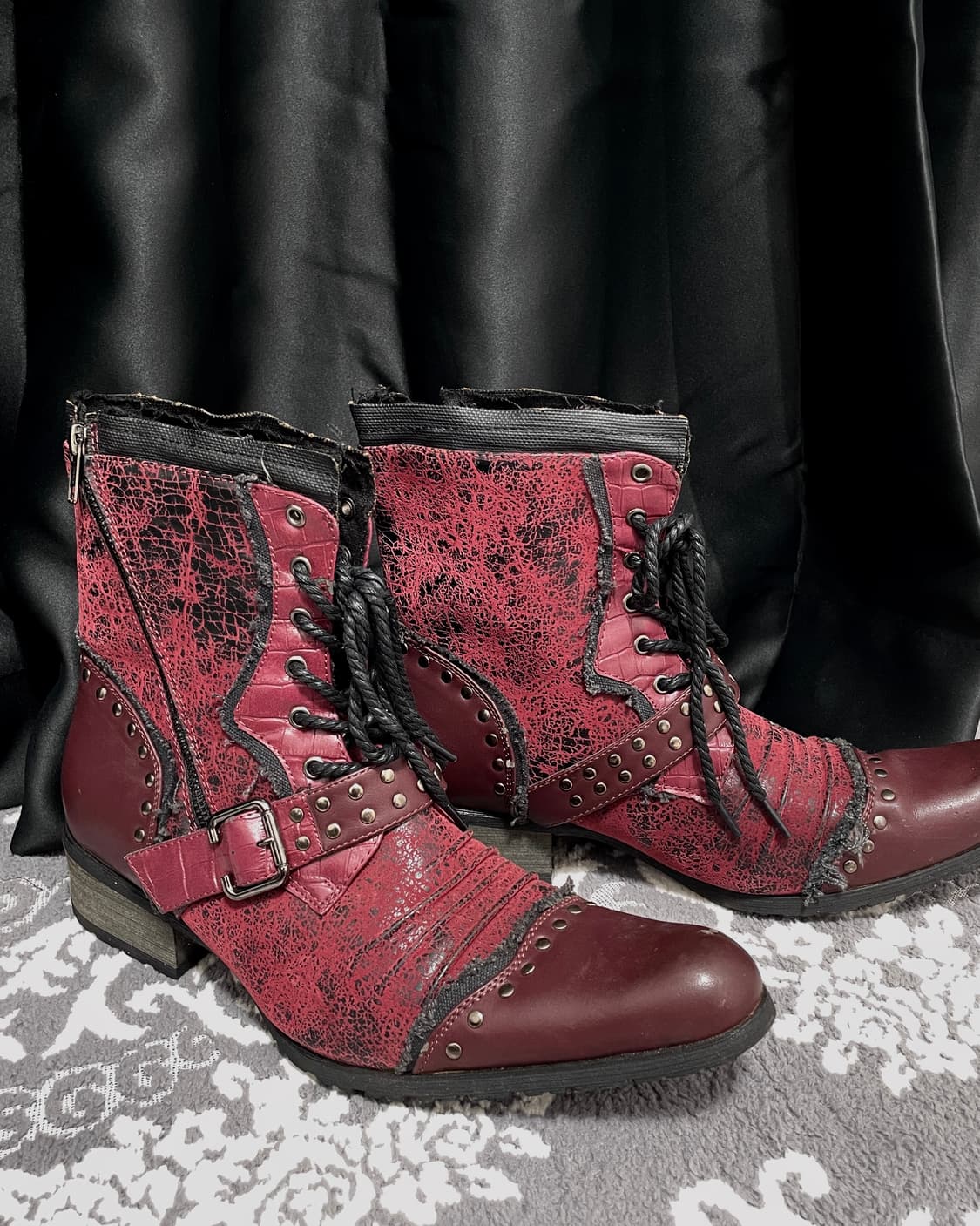 Lovehunter Vkei Studded Gothic Boots 상품이미지2