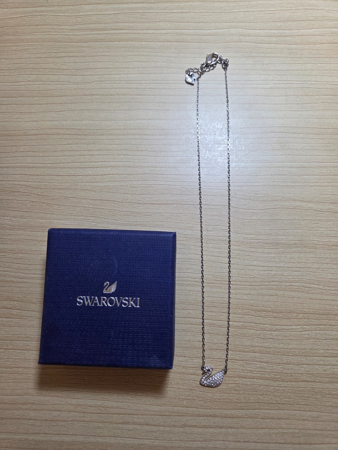 이체시0.5할인) 스와로브스키 실버스완 목걸이 necklace 상품이미지1