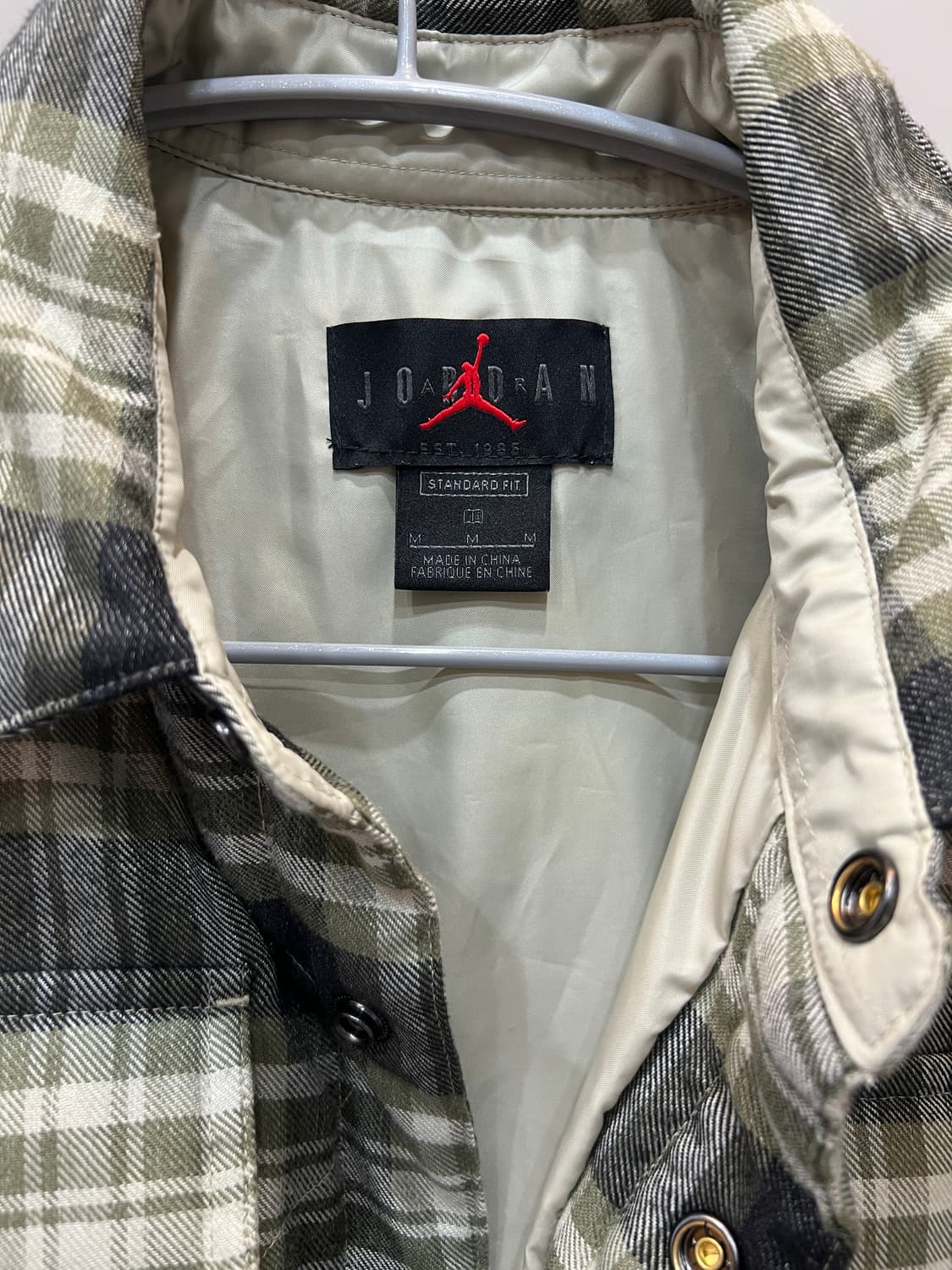 (M, 95) 조던 와이 낫 셔츠 자켓 스톤 상품이미지3