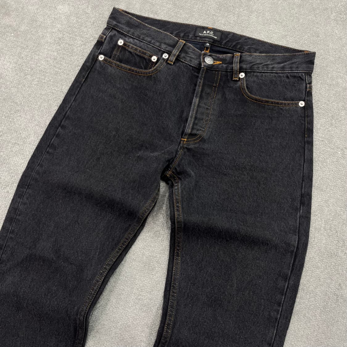 29 A.P.C 아페쎄 블랙 흑청 데님 팬츠 상품이미지2