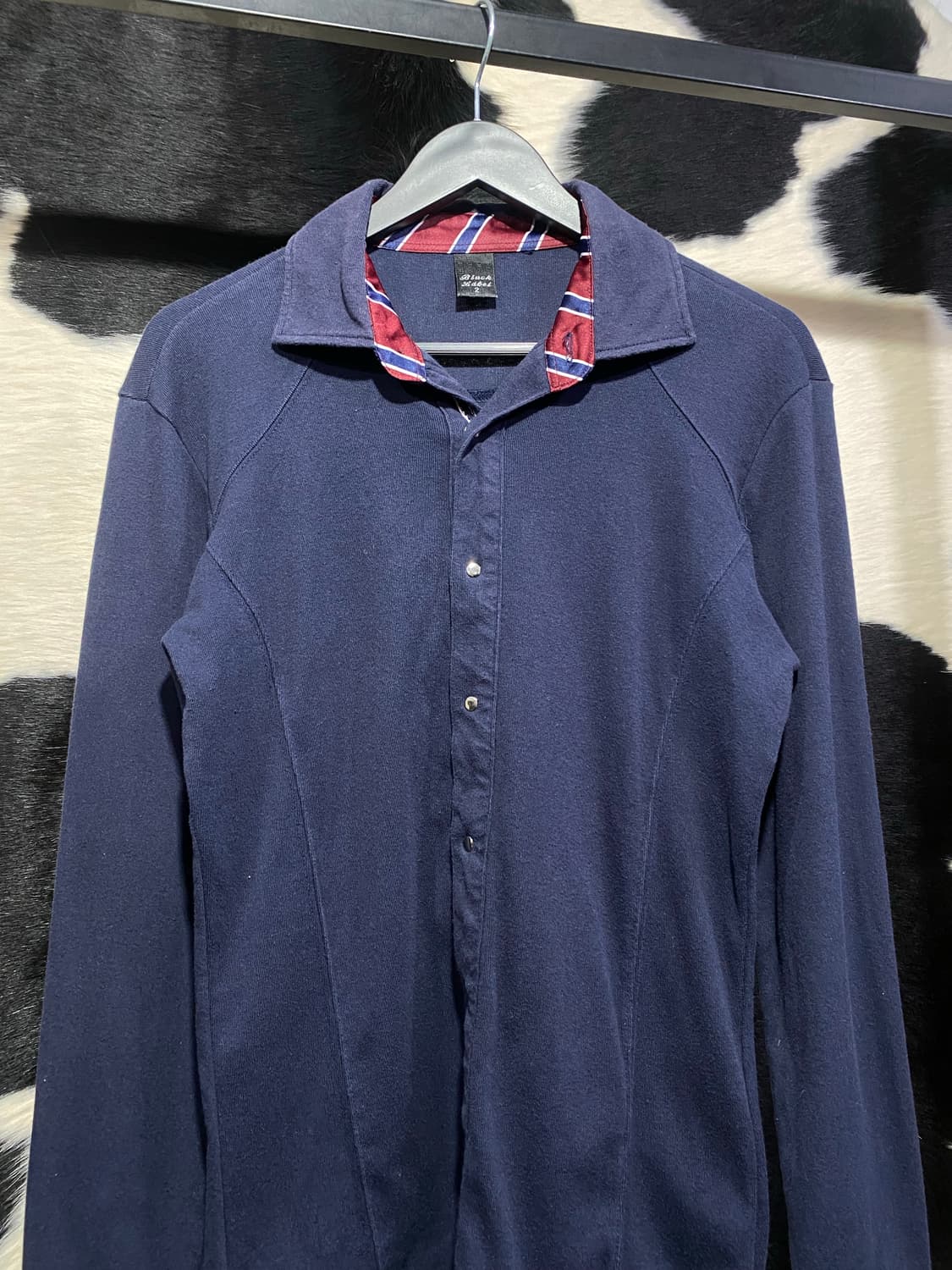 Black label 프레피 네이비 버튼 가디건 상품이미지3