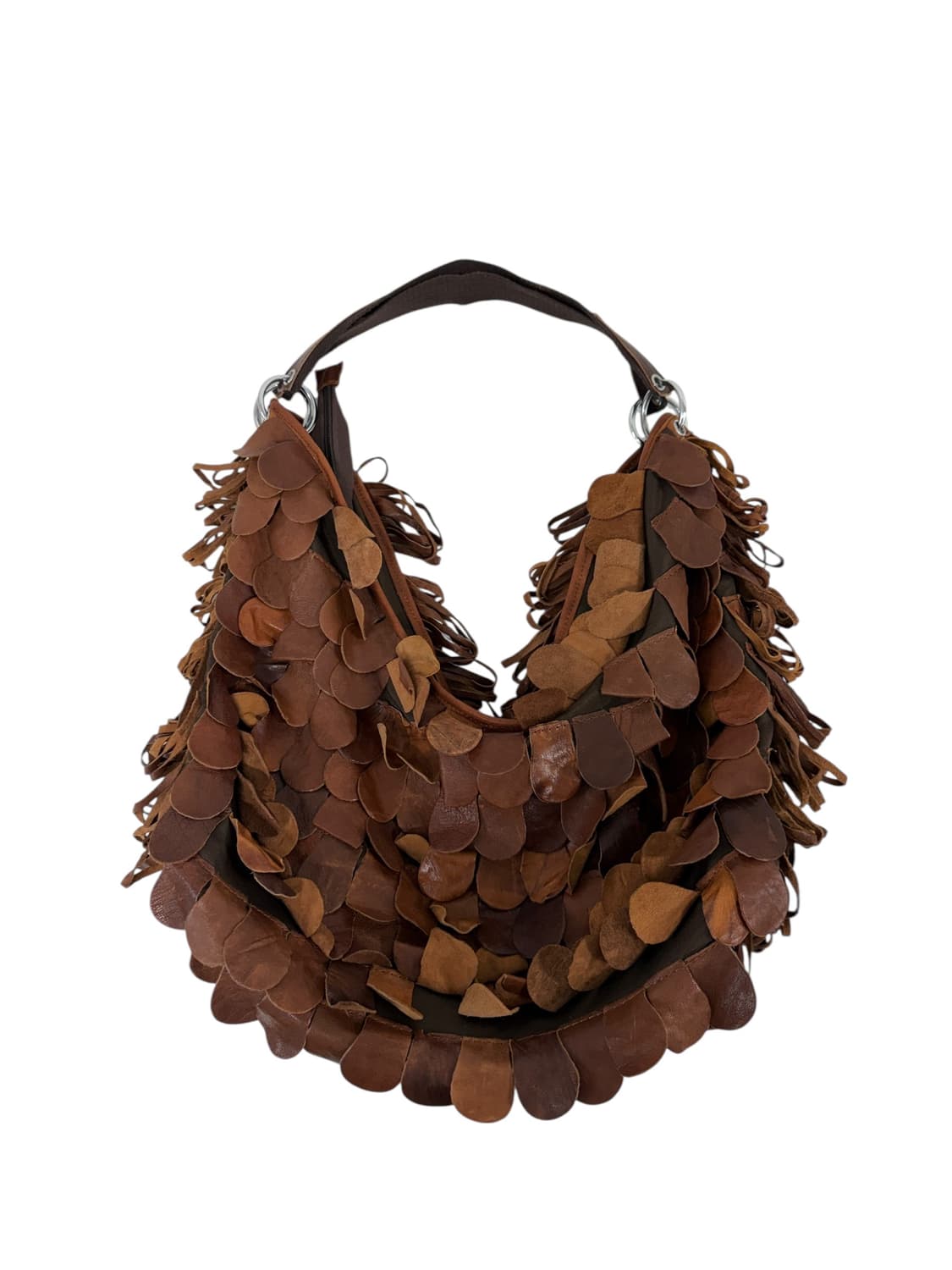 빈티지 레더 프린지 호보백 상품이미지2