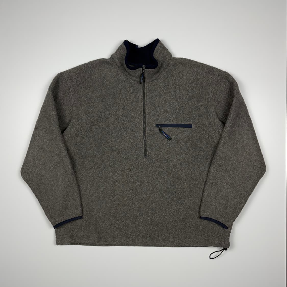 (110) 80s 엘엘빈 플리스 풀오버 차콜 상품이미지1