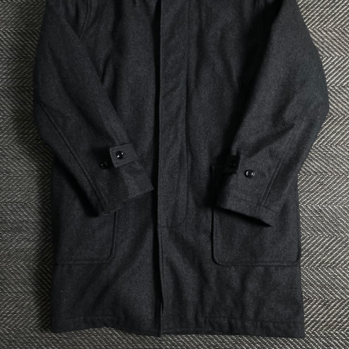 에스피오나지 아메카지 후디 울 롱코트y 3186 상품이미지3