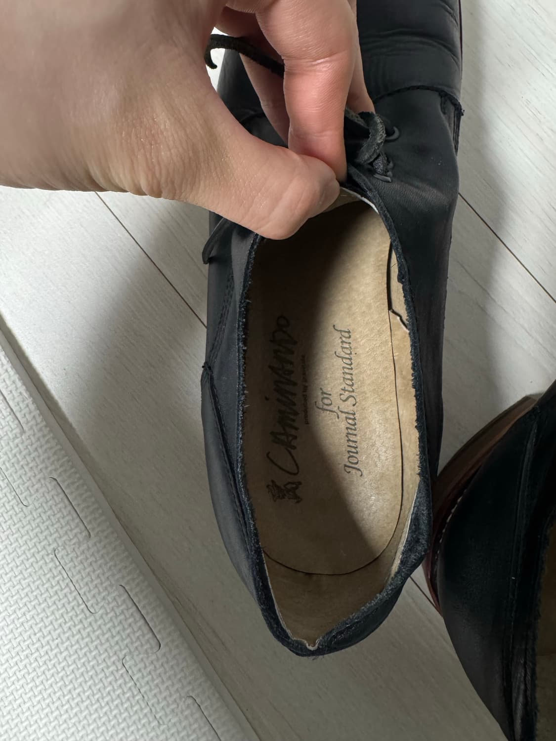 KAMINANDO × Journal Standard 소가죽 더비슈즈 상품이미지4