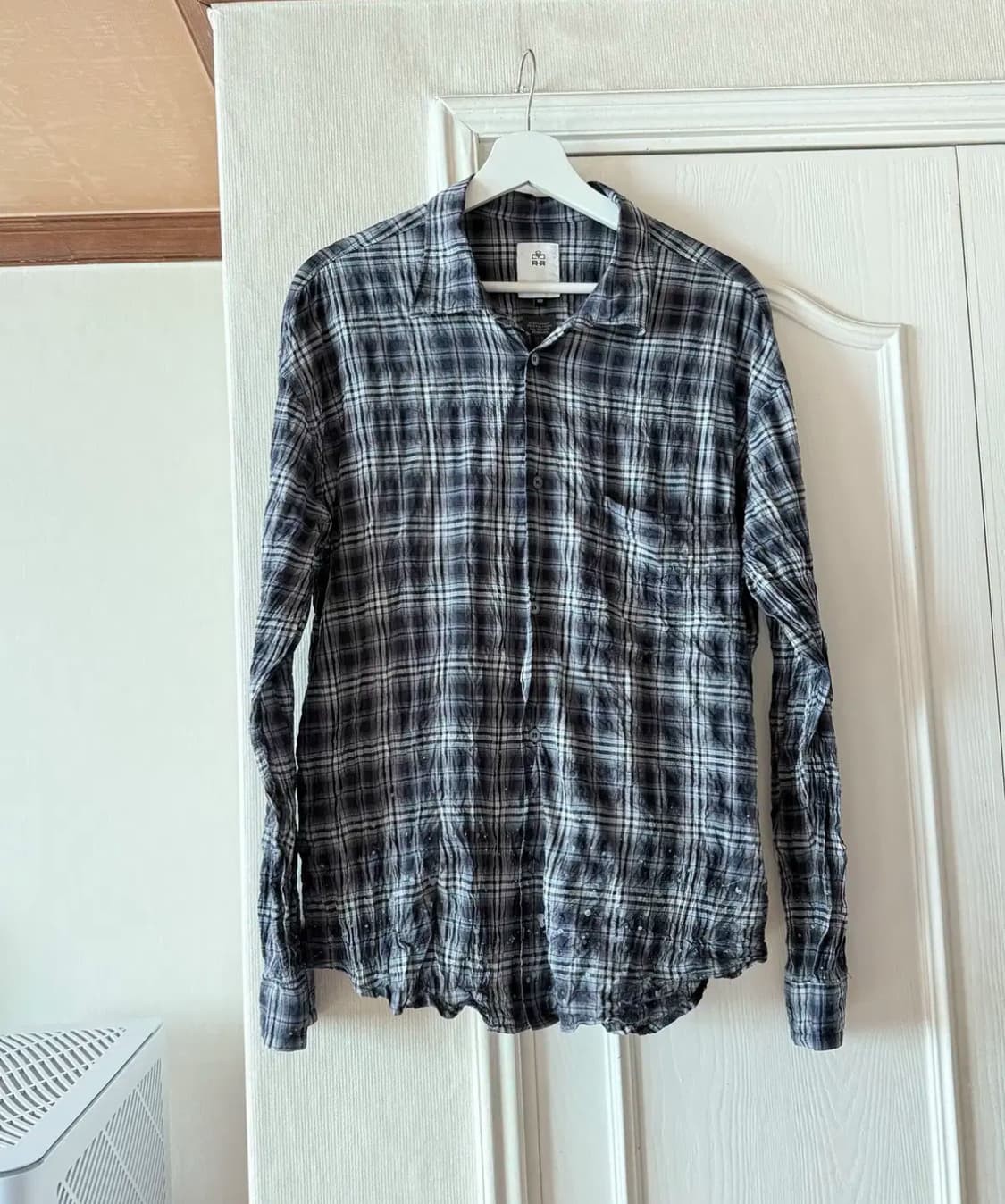 폴리테루 컨트리 체크셔츠 네이비 페인티드 2 상품이미지2