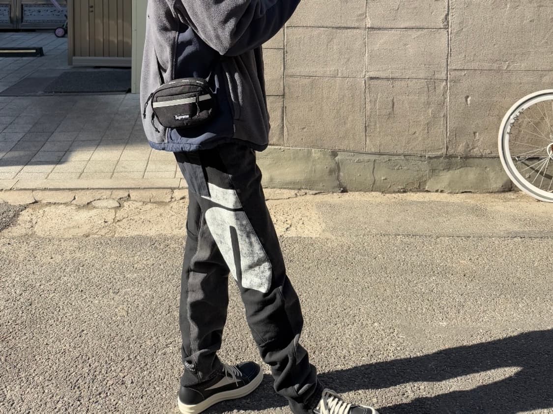 언더커버x리바이스 블랙워시 스웻 팬츠 상품이미지9