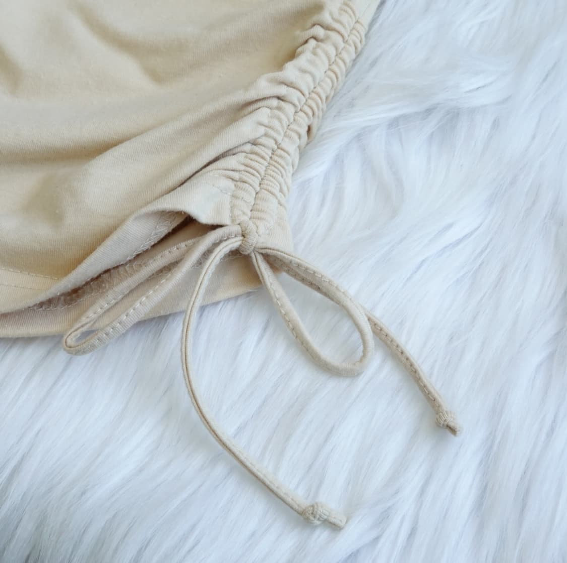 y2k 큐빅 프린팅 사이드 셔링 나시 1887 상품이미지9