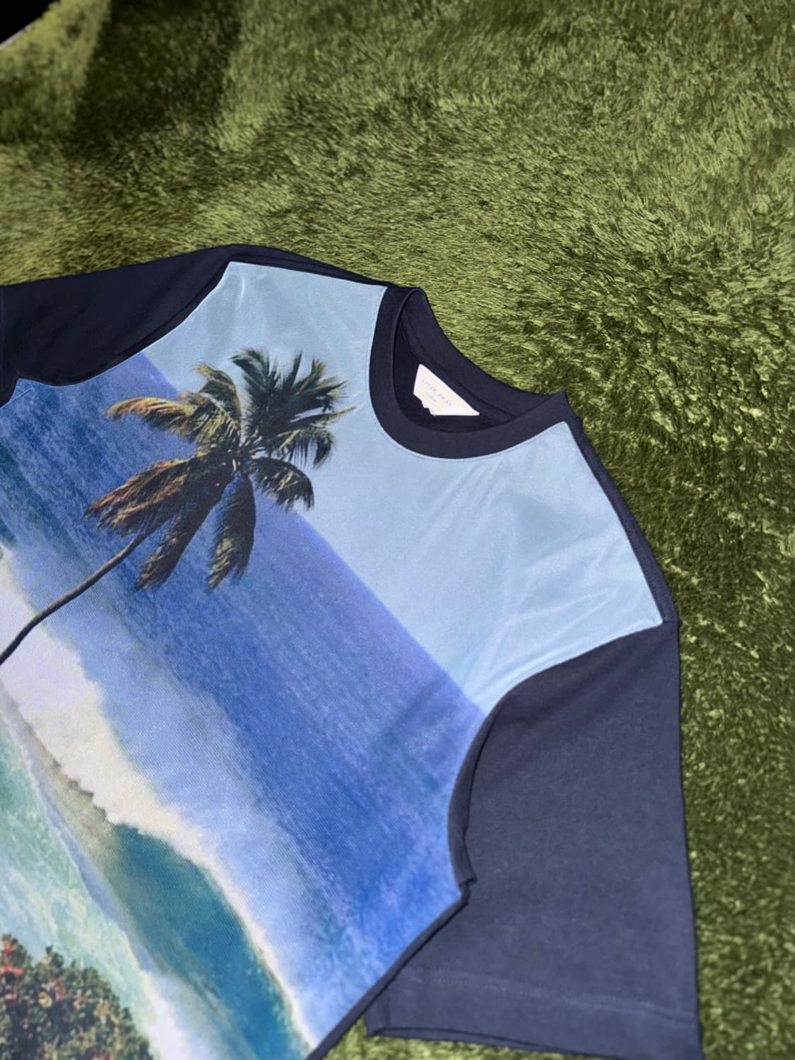 [M] AFTER PRAY 애프터프레이 풀 프린트 메쉬 레이어 티셔츠 상품이미지2