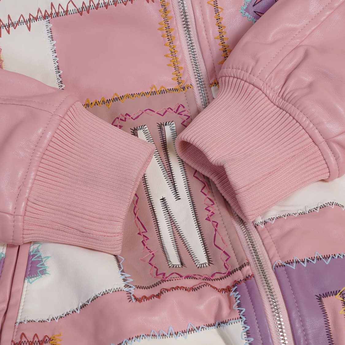 Richgainer 패치워크 자수 자켓 상품이미지8