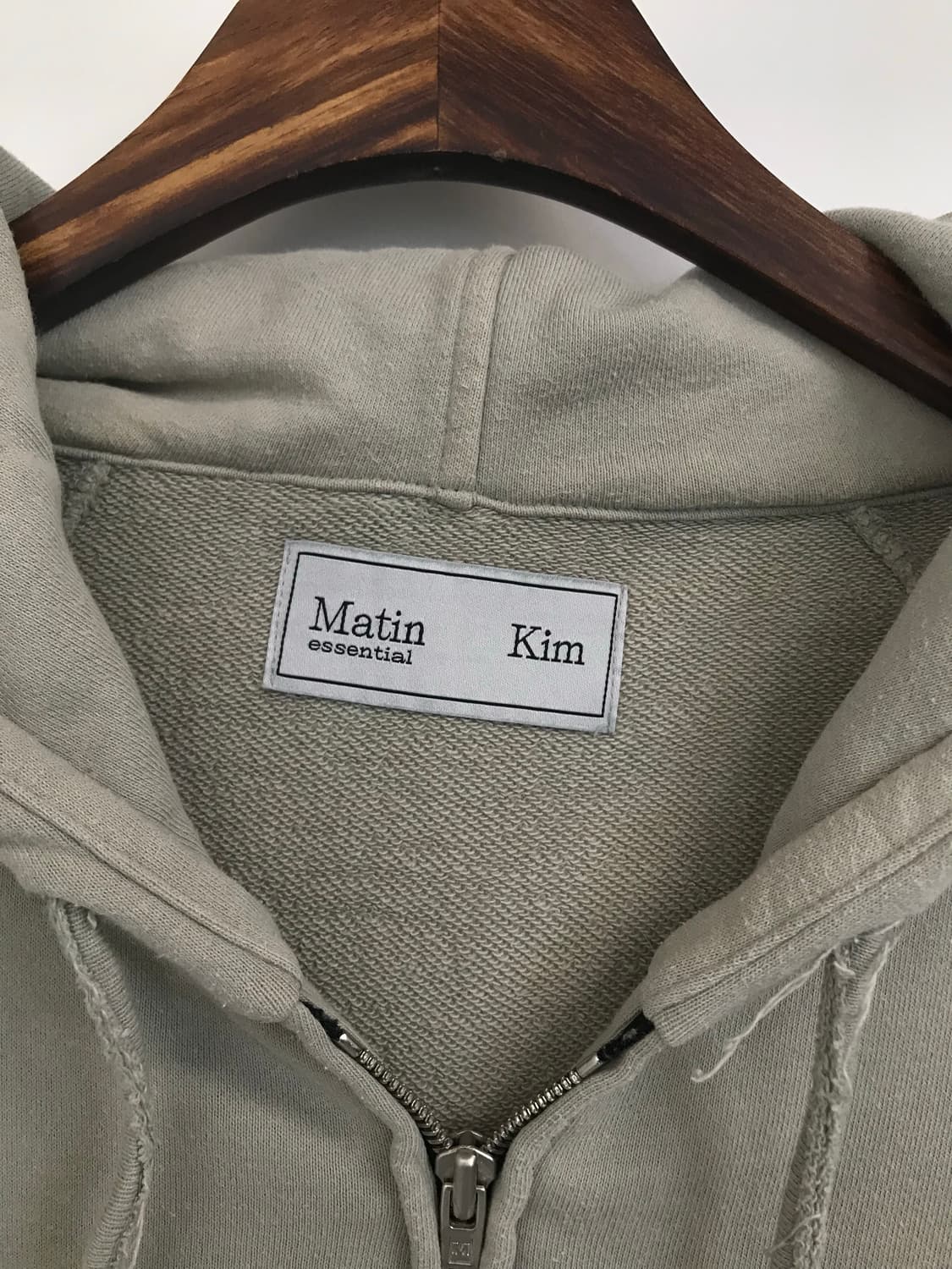 마땡킴 피그먼트 로고 색상 후드집업 상품이미지9