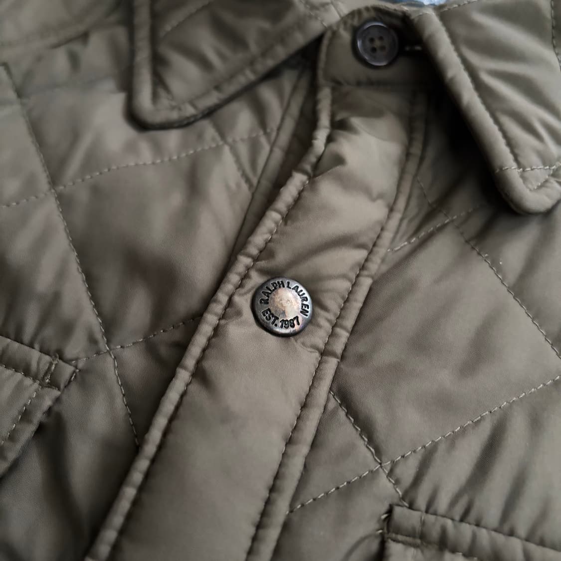 폴로 랄프로렌 빈티지 퀄티드 셔츠 자켓 M 상품이미지5
