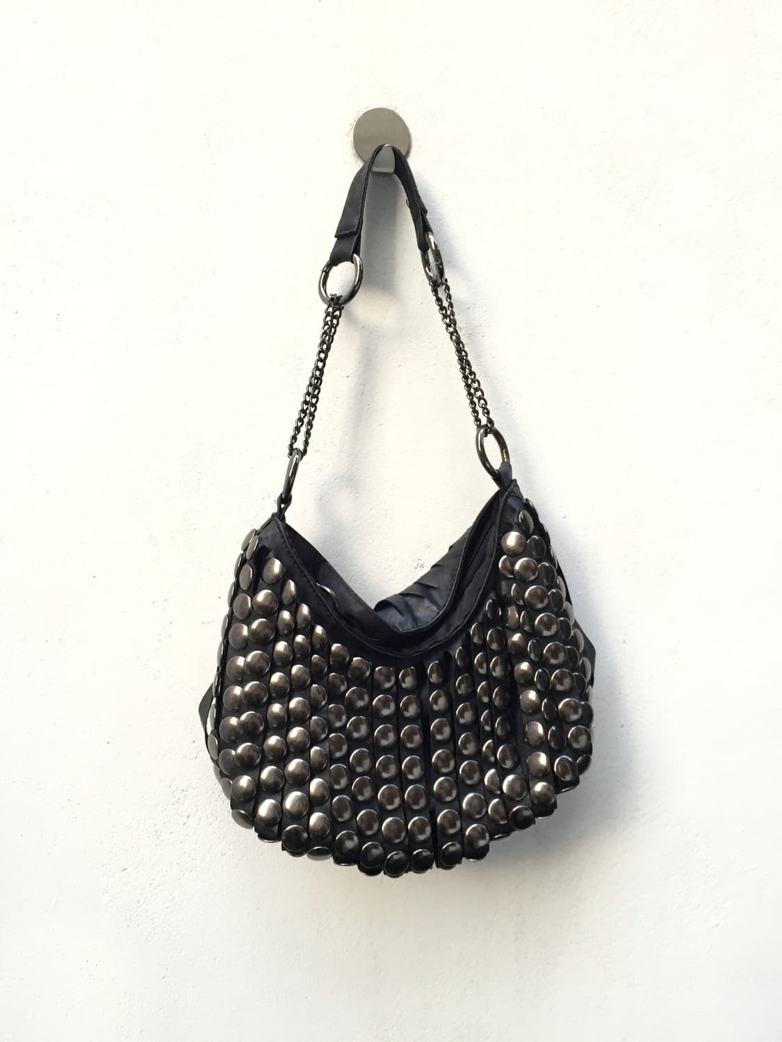 Stud leather chain bag 상품이미지10