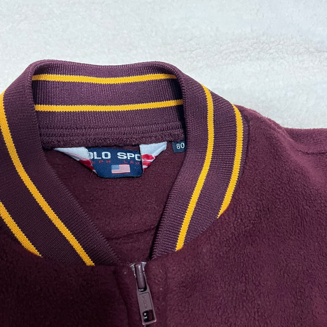 90s POLO SPORT 바시티 자켓 상품이미지5