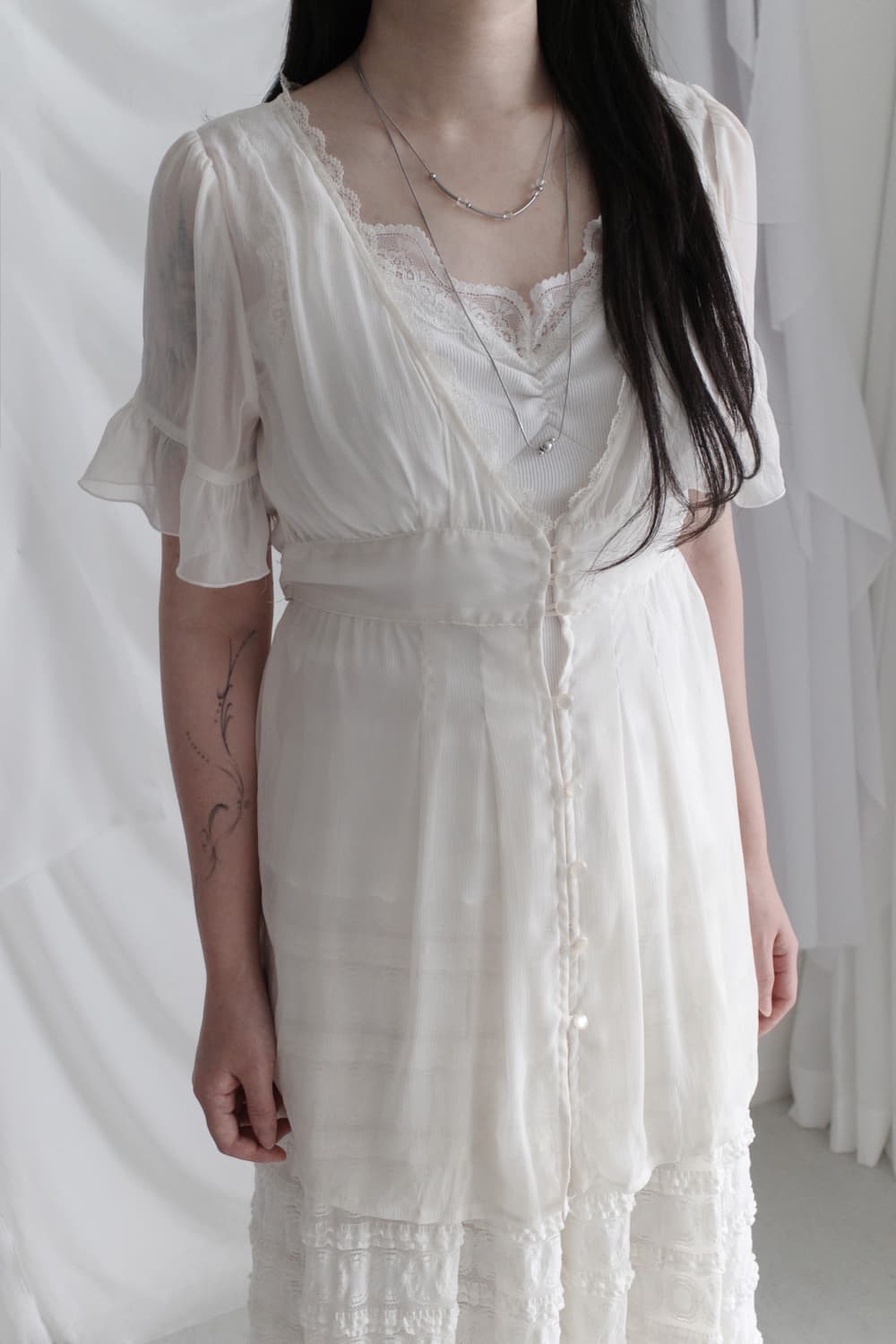 lace tie blouse 상품이미지9
