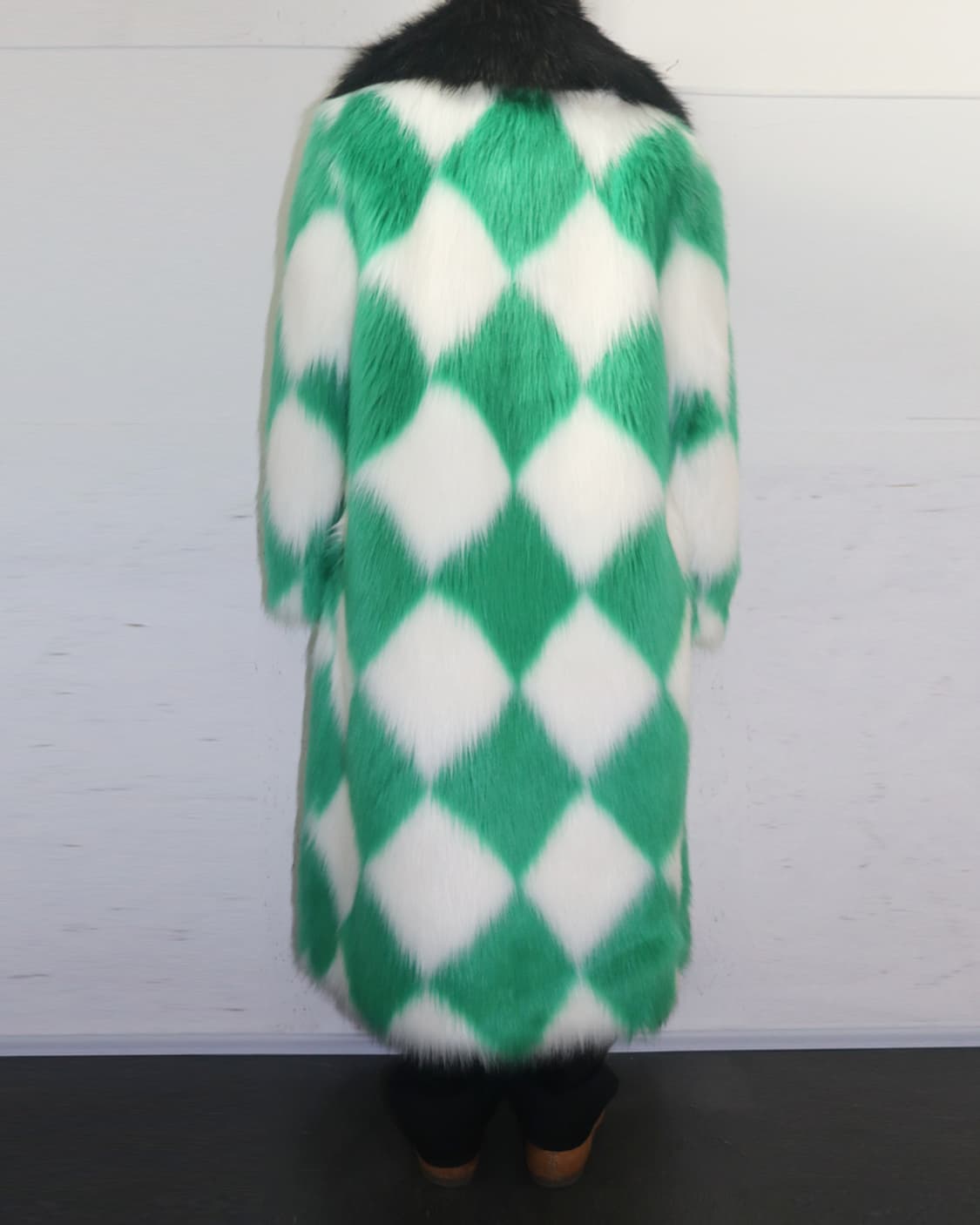 카사블랑카 21AW 할리퀸 포우 퍼 코트 상품이미지2