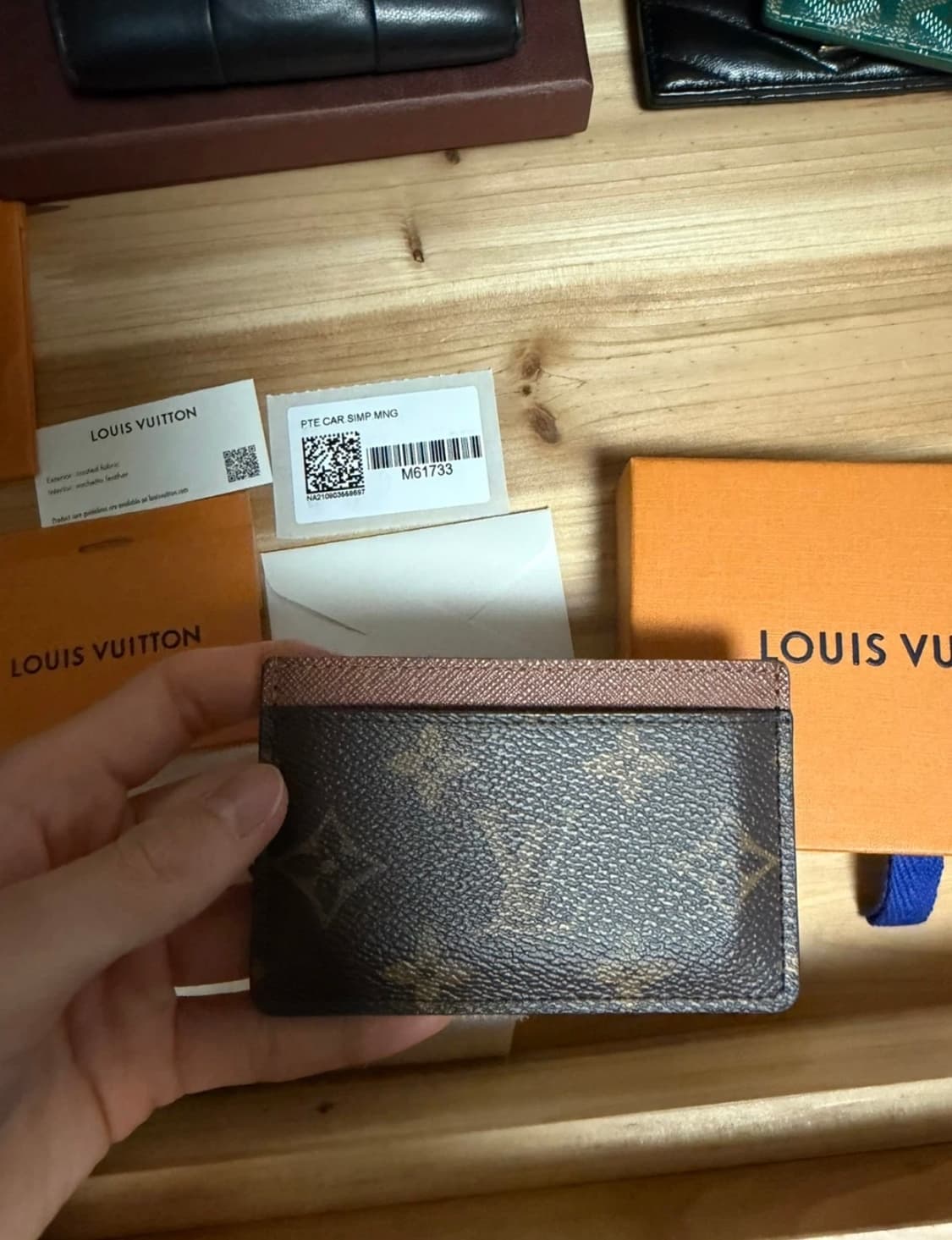 (풀구성) 루이비통 모노그램 아르마냑 카드지갑 상품이미지2