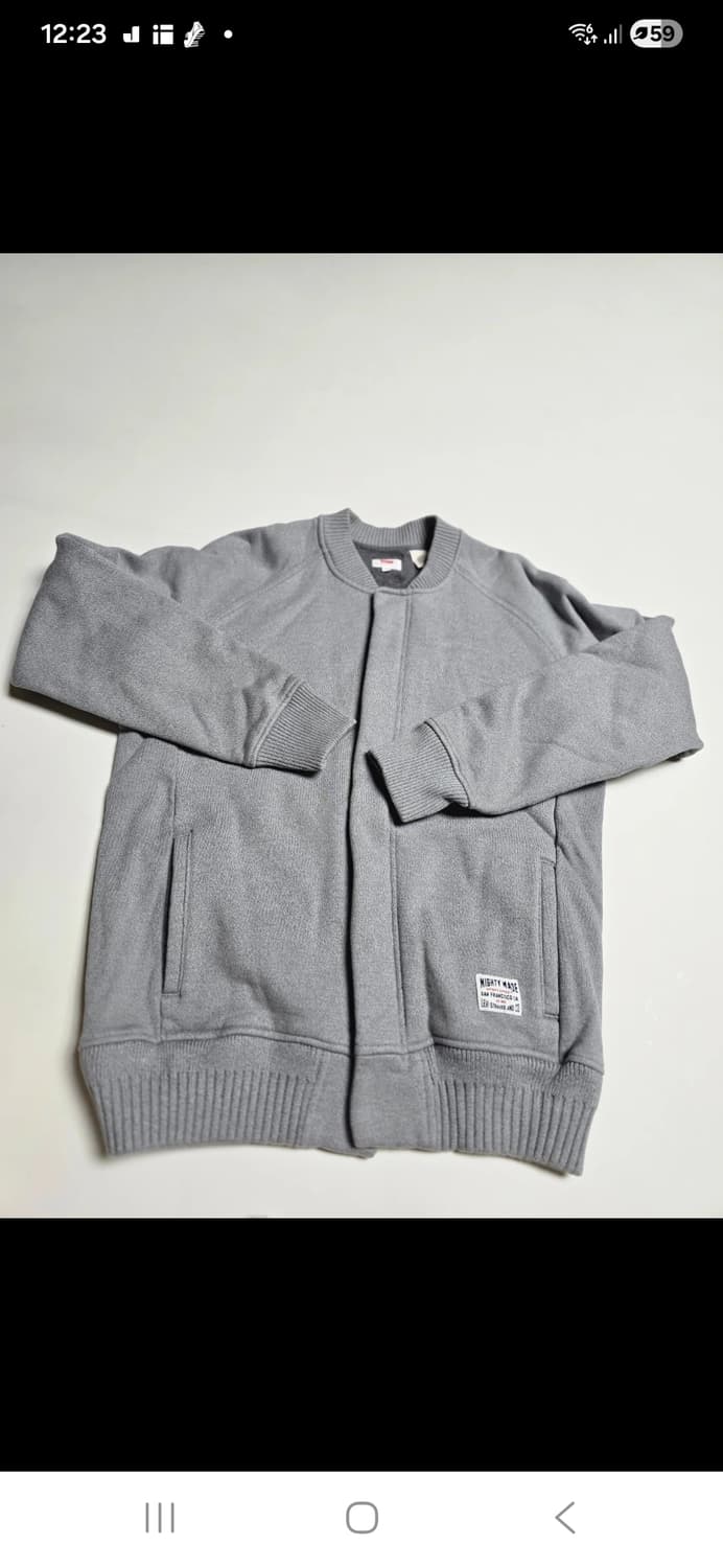 리바이스 Levi’s 그레이 집업 점퍼 (M)95~100 상품이미지1